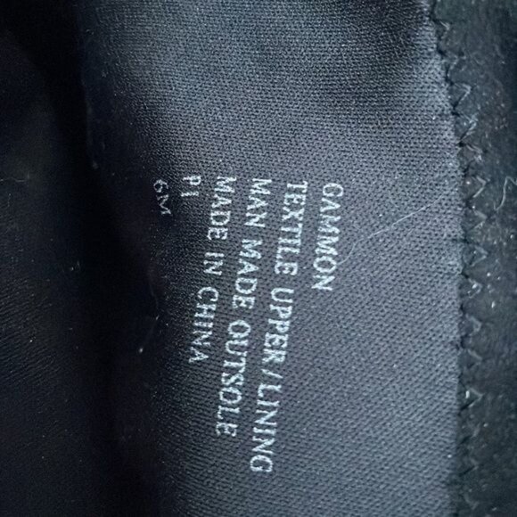 Clarks Thigh High Boots 6M Black Solid Suede 1..5" heel - Picture 2 of 5